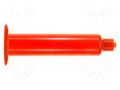 Syringe body; 3ml; amber; Luer Lock; for dispensers; 11.56mm METCAL 903-D