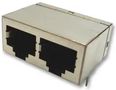 SOCKET, RJ45, SHIELDED, 2PORT 5406443-1