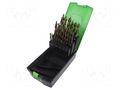Drill bit; for metal; Tip Top; Kit: drill bits; 25pcs; 1÷13mm RECA RECA-0619-004-913