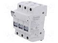 Fuse base; 10x38mm; for DIN rail mounting; 32A; 690VAC; Poles: 3 LOVATO ELECTRIC FB01F3P