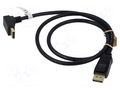 Cable; DisplayPort plug,DisplayPort plug 90° left/right; PVC GOOBAY GOOBAY-77054