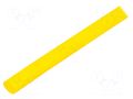 Heat shrink sleeve; thin walled,glued; 4: 1; 8mm; L: 1000mm; yellow RADPOL RCKH1-8/2X1-Y