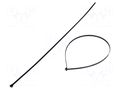 Cable tie; L: 775mm; W: 7.6mm; black; polyamide; 534N; Ømax: 229mm PANDUIT PLT9LH-L0