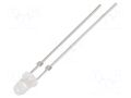 LED; green; 3mm; 1560÷2180mcd; 40°; Front: convex; 2.9÷3.4VDC OPTOSUPPLY OSG5DA3142C