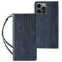 Magnet Strap Case Case for Samsung Galaxy S23 Flip Wallet Mini Lanyard Stand Blue, Hurtel 5907769351624 5907769351624