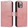 Magnet Case for Samsung Galaxy S23 Ultra Cover with Flip Wallet Stand Pink, Hurtel 5907769351129