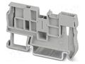 End/partition plate; PA; L: 35.3mm; W: 5.2mm; H: 60.5mm; Body: grey PHOENIX CONTACT ST2.5-TWIN/1P-FS