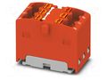 Splice terminal: rail; 17.5A; 450V; push-in; PA; L: 17.7mm; W: 12.5mm PHOENIX CONTACT PTFIX6X1.5RD