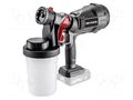 Spray gun; battery; to the paint; 243W; 18VDC; Energy+; 0.9l GRAPHITE 58GE103