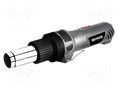 Tool: electric hot shrink gun; 2kW; 230VAC; 300l/min,500l/min GRAPHITE 59G523