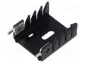 Heatsink: extruded; black; L: 30mm; W: 25.4mm; H: 12.7mm; aluminium STONECOLD BK-ALU-0096-006