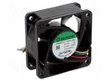 Fan: DC; axial; 12VDC; 60x60x25mm; 62m3/h; 41.7dBA; ball; 7500rpm SUNON PF60251B1-S99