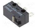 Microswitch SNAP ACTION; without lever; SPDT; ON-(ON); Pos: 2; D2F OMRON Electronic Components D2F-01F-D3