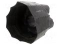 Cable breakout; 170/68mm; black; Diam.after shrinking: 56/28mm RADPOL AKB5
