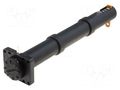 Holder; AA,R6; Batt.no: 3; soldering lugs; black; UL94V-0; 30.5mm BULGIN BXS013/1