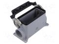 Enclosure for connectors: HDC; size 77.27; with latch; PG21 ILME CHP16L
