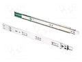 Ball guide; zinc plated steel; L: 350mm; 40kg; silent closing GTV Poland GTV-PK-L-H45-350-B