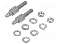 Locking: push-pull; UNC 4-40; Accessories: fixation screw HARTING 09670029174