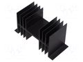 Heatsink: extruded; H; TO3; black; L: 50mm; W: 115mm; H: 63mm; 1.3K/W FISCHER ELEKTRONIK SK02/50/SA