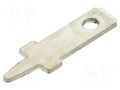 Terminal: flat; 2.8mm; 0.5mm; male; THT; brass; tinned; straight VOGT 03775A05.68