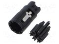 Connector: M17; male; contact insert; M17; PIN: 8; crimped HARTING 21175270000