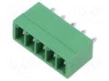 Connector: pluggable terminal block; socket; male; 8A; 160V; PIN: 5 PHOENIX CONTACT MCV1.5/5-G-3.5
