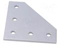 Flat bar; for profiles; triangular; W: 88.5mm; H: 5mm; L: 88.5mm FATH FA-093VL9090