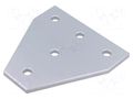 Flat bar; for profiles; triangular; W: 116mm; H: 6mm; L: 116mm FATH FA-093VT120120