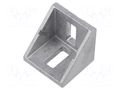 Angle bracket; for profiles; W: 36mm; H: 36mm; L: 36mm; aluminium FATH FA-093W404