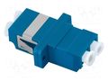 Adapter; LC/UPC,both sides; blue QOLTEC QOLTEC-54134