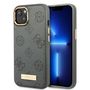 Guess GUHMP13MSAPSTG iPhone 13 6.1&quot; grey/grey hardcase Peony Logo Plate MagSafe, Guess 3666339056780 3666339056780