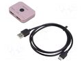 Splitter; HDMI 2.1; 4K,8K; pink; Input: HDMI socket,USB C socket VENTION AKPP0