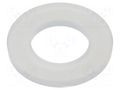 Washer; round; D=16mm; h=1.6mm; PVDF; natural ESSENTRA ESS-10042281