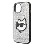 Karl Lagerfeld KLHCP14MG2CPS iPhone 14 Plus 6.7&quot; silver/silver hardcase Glitter Choupette Patch, Karl Lagerfeld 3666339099442 3666339099442