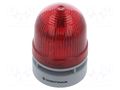 Signaller: lighting-sound; 24VDC; 24VAC; red; IP66; Ø62x85mm WERMA WER-46011075