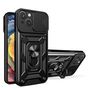 Hybrid Armor Camshield case for Vivo Y16 / Vivo Y02s armored case with camera cover black, Hurtel 5907769352652 5907769352652