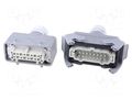 Connector: HDC; male + female; complete set,plug +plug; Han Kit HARTING 87848110033