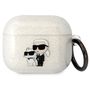Karl Lagerfeld KLA3HNKCTGT Airpods 3 cover transparent Gliter Karl&amp;Choupette, Karl Lagerfeld 3666339088125 3666339088125