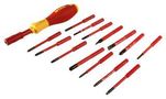 INSULATED SLIMLINE SCREWDRIVER SET, 15PC 28390