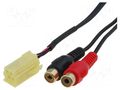 Aux adapter; RCA; Fiat,Lancia,Smart PER.PIC. C7804-RCA