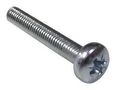 SCREW, POZI PAN, STEEL, BZP, M6X12,PK100 M6 12 PRSTMC Z100