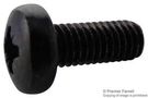 SCREW, POZI PAN, STEEL, BLK, M5X12,PK100 M512 PRSTMCB100-