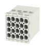 Module insert for industrial connector, Series: ModuPlug, Crimp connection, Number of poles: 20 Weidmuller 1428910000 04050118233322