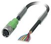 SENSOR CORD, 12P, M12 RCPT-FREE END, 3M 1430624