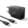 USB C 20W PD Joyroom JR-TCF06 charger with USB C - Lightning cable - black, Joyroom 6956116795191 6956116795191