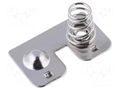 Contact; AAA,R03; Batt.no: 2; soldered; Contacts: steel COMF 403C