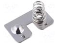 Contact; AAA,R03; Batt.no: 2; soldered; Contacts: steel COMF 403C