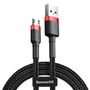 Baseus Cafule Micro USB cable 1.5A 2m (Red+Black), Baseus CAMKLF-C91