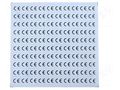 Self-adhesive sign; 100pcs. ANRO CE-10/10