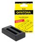 PATONA Dual Charger f. Insta360 X3 CINAQBT/A incl. Micro-USB cable, PATONA 1459 4055655221412